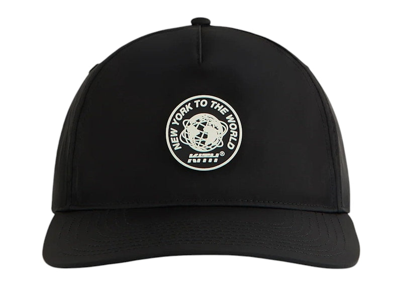 Kith Wrinkle Nylon Bay Low Pinch Crown Cap Black