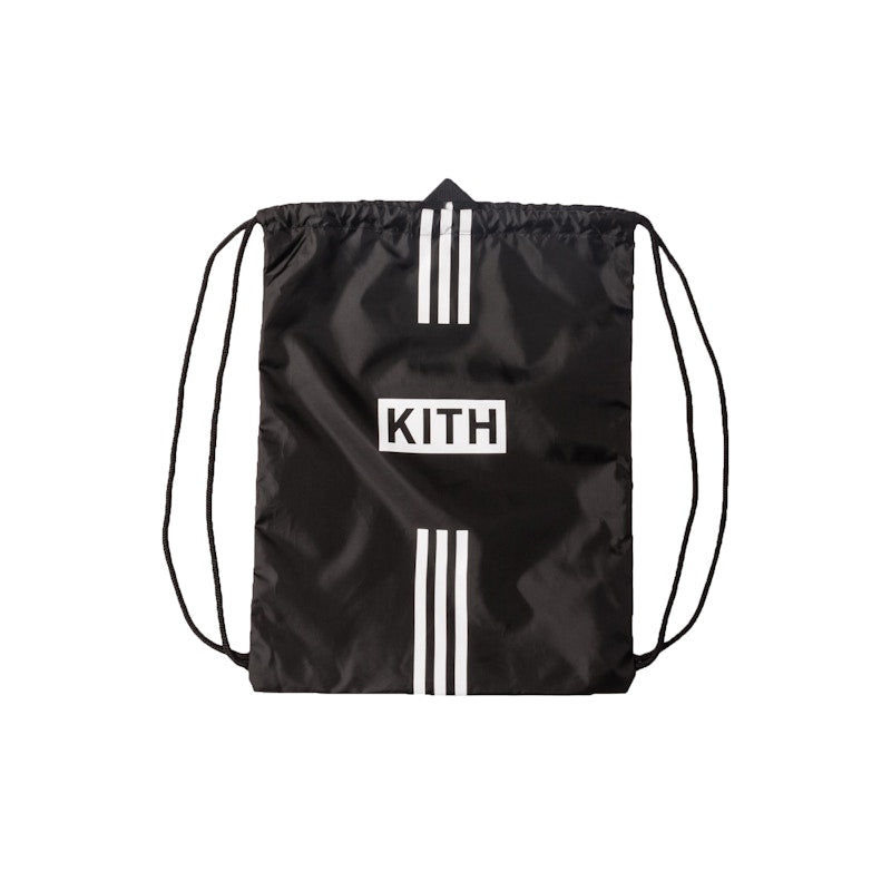 Kith adidas Soccer Drawstring Bag Black