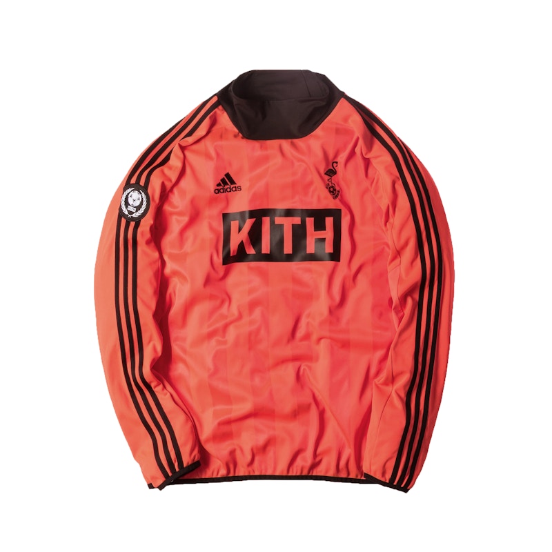 Kith adidas Soccer Flamingos Goalie Jersey Orange