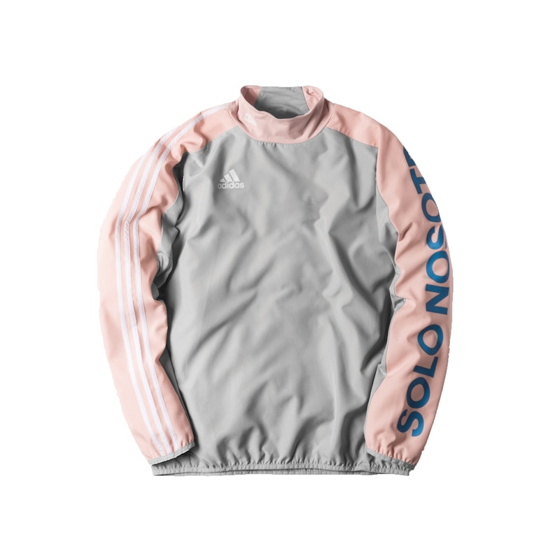 Kith adidas Soccer Flamingos Piste Warm Up LS Tee Grey