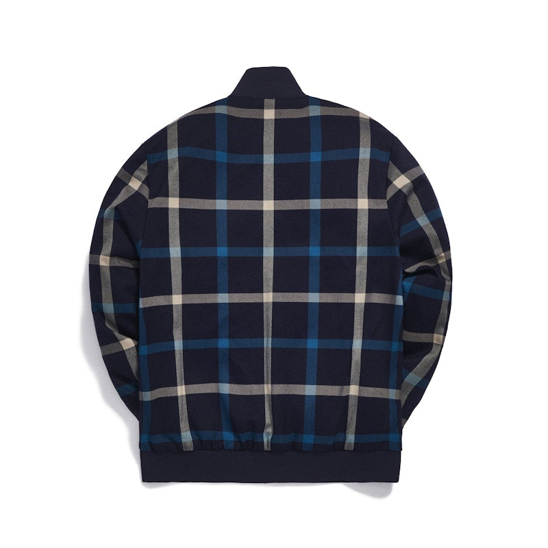 Kith for Bergdorf Goodman Roger Track Jacket Navy/Blue Plaid