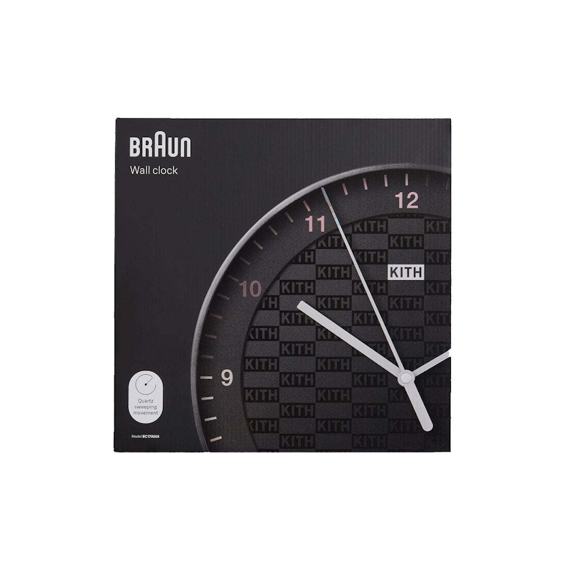 Kith for Braun BC17 Wall Clock Black