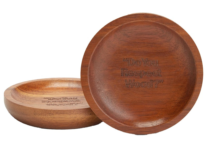 Kith for Curb Your Enthusiasm Wooden Coaster Set Natural