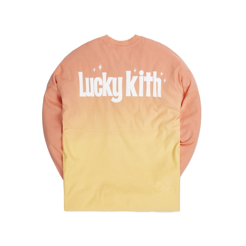 Kith for Lucky Charms Dip Dye L/S Tee Orange/Yellow