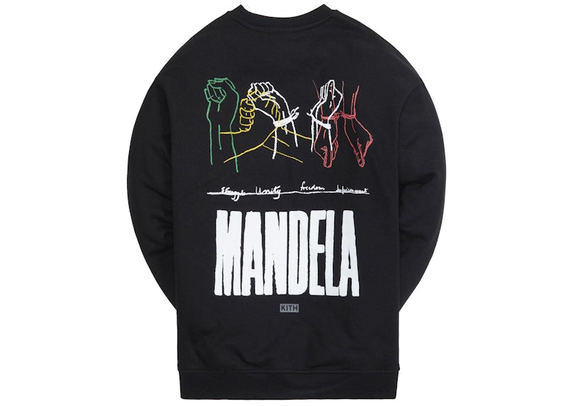 Kith for Mandela Day 2021 Freedom Crewneck Black