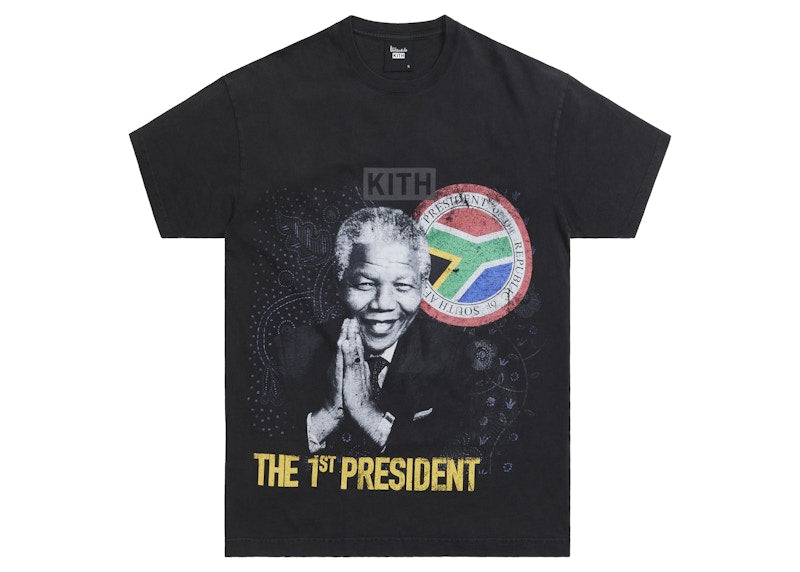 Kith for Mandela Day 2021 President Vintage Tee Black