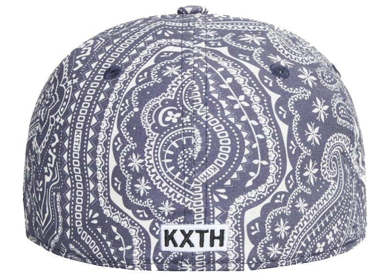 Kith New Era Yankees 59Fifty Bandana Paisley Hat Nocturnal