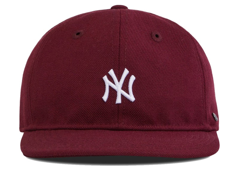 Kith for New Era & Yankees Small Logo Wool 9Twenty Cap Magma