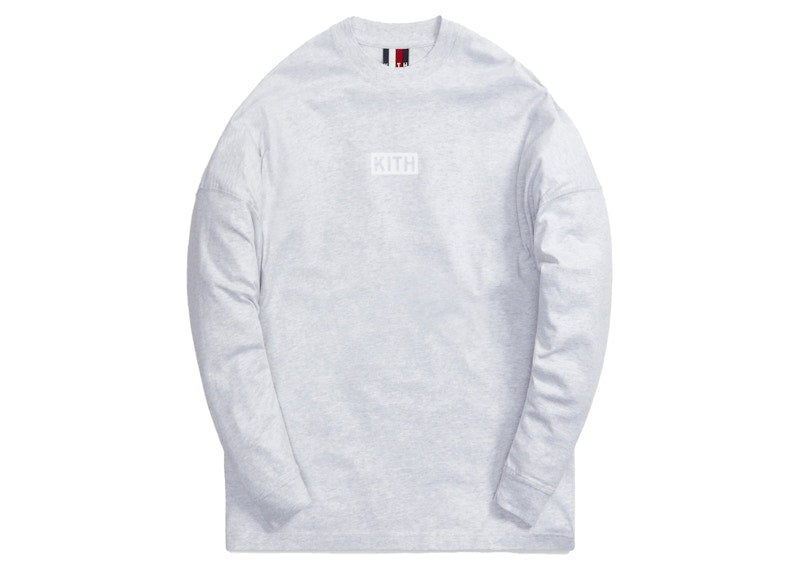 Kith for Team USA 5 Rings L/S Spirit Tee Light Heather Grey