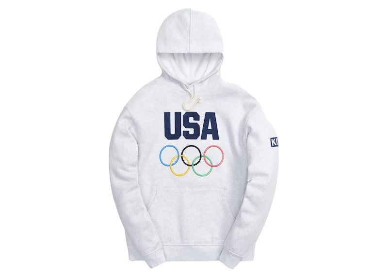 Kith for Team USA Williams III Hoodie Light Heather Grey