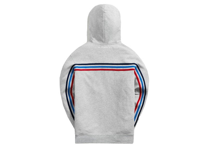 Kith for adidas Terrex Hoodie Light Heather Grey
