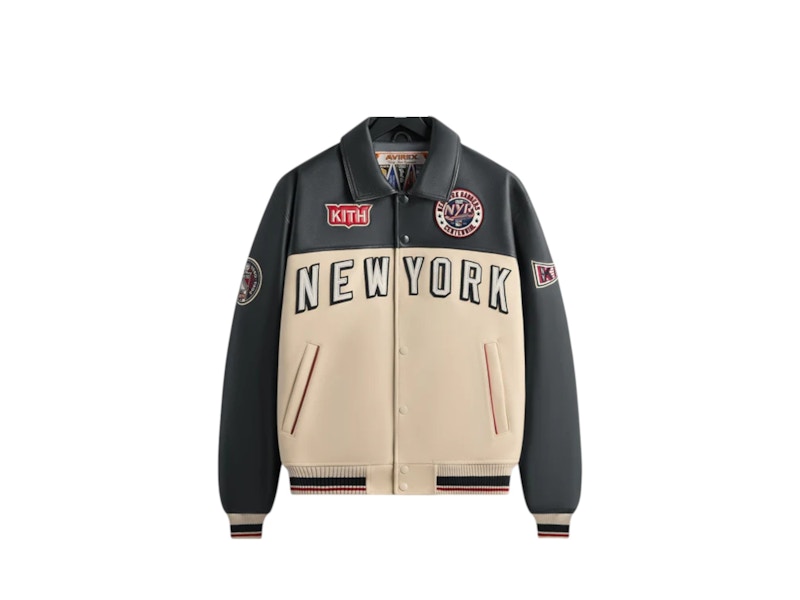 Kith x AVIREX for the New York Rangers Bomber Jacket Navy