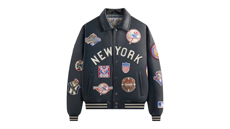 Kith x AVIREX for the New York Yankees Leather Jacket Nocturnal