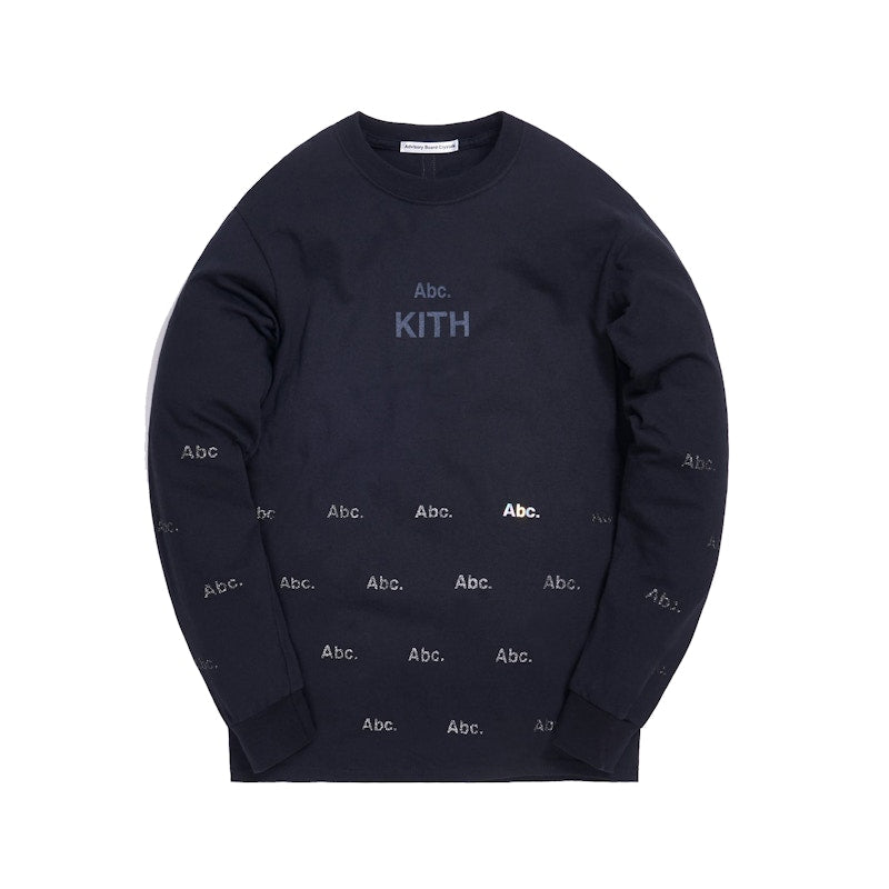 Kith x Advisory Board Crystals Diagram L/S Tee Black