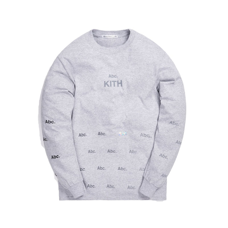 Kith x Advisory Board Crystals Diagram L/S Tee Grey