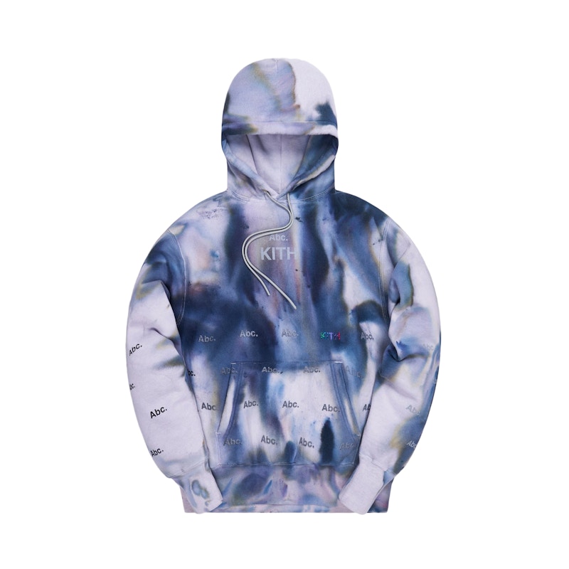 Kith x Advisory Board Crystals Holograph Hoodie Storm Dye