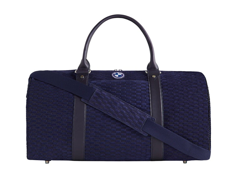 Kith x BMW Monogram Suede Duffle Bag Techno Violet