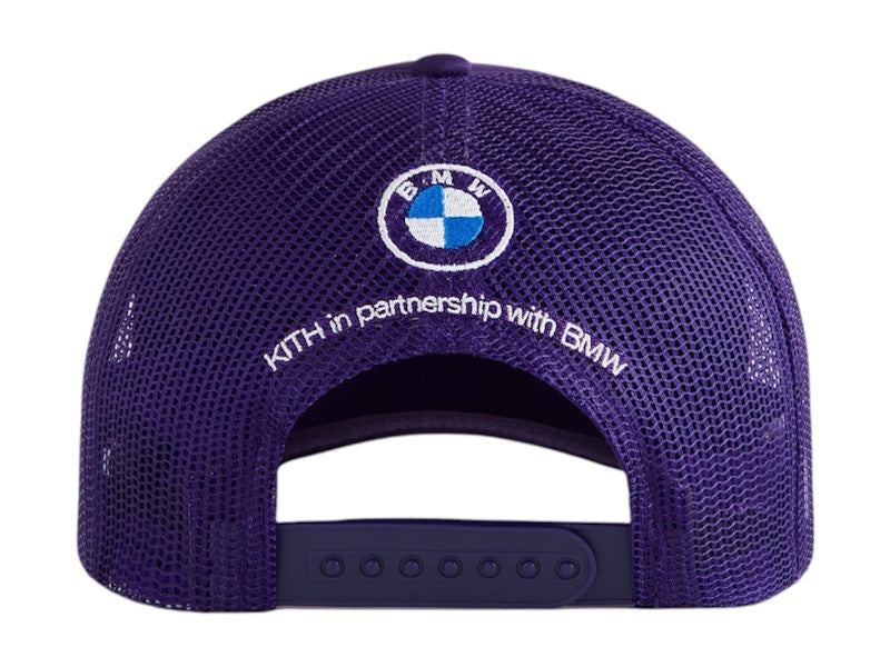 Kith x BMW Nolan Trucker Hat Techno Violet