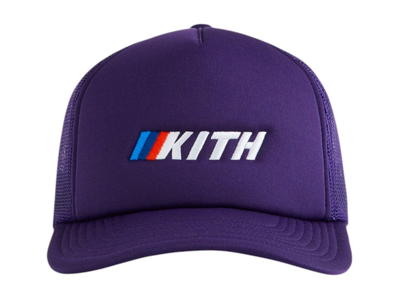 Kith x BMW Nolan Trucker Hat Techno Violet