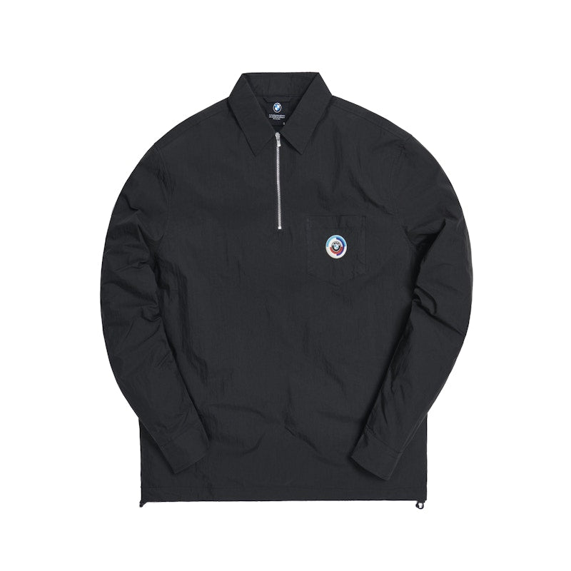 Kith x BMW Quarter Zip Collared Shirt Black