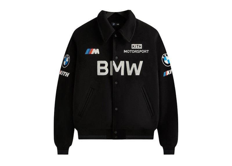 Kith x BMW Wool Coaches Jacket Black