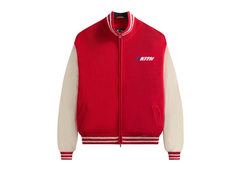 Kith x BMW Wyona Full Zip Sweater Cinnabar