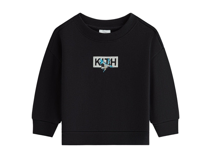Kith x Batman Baby Classic Logo Nelson Crewneck Black