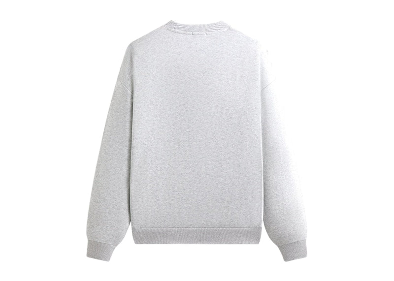 Kith x Batman Bats Vintage Nelson Crewneck Light Heather Grey