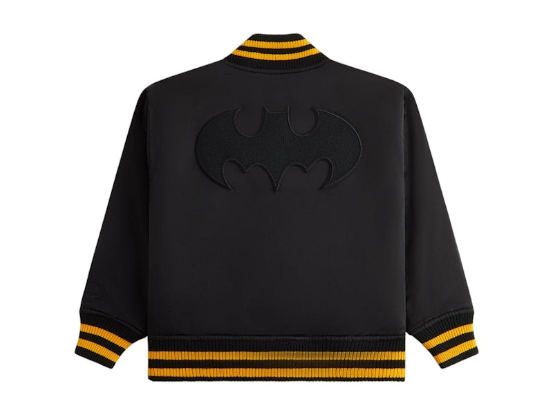 Kith x Batman Kids Satin Bomber Jacket Black