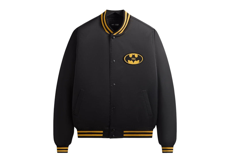 Kith x Batman Satin Bomber Jacket Black