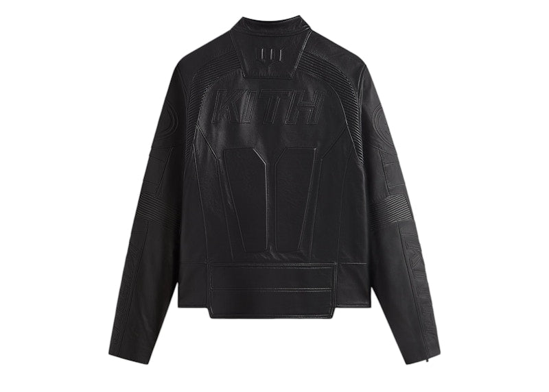 Kith x Batman Wayne Industries Moto Jacket Black