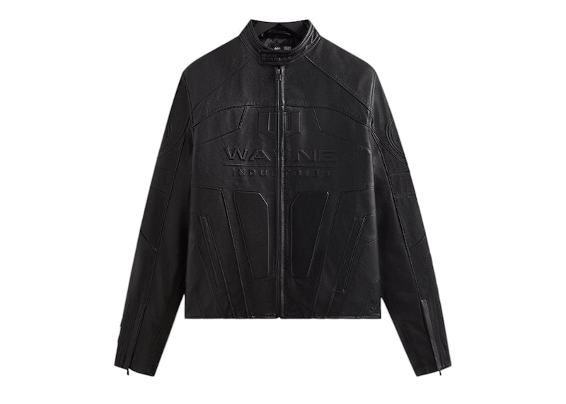 Kith x Batman Wayne Industries Moto Jacket Black
