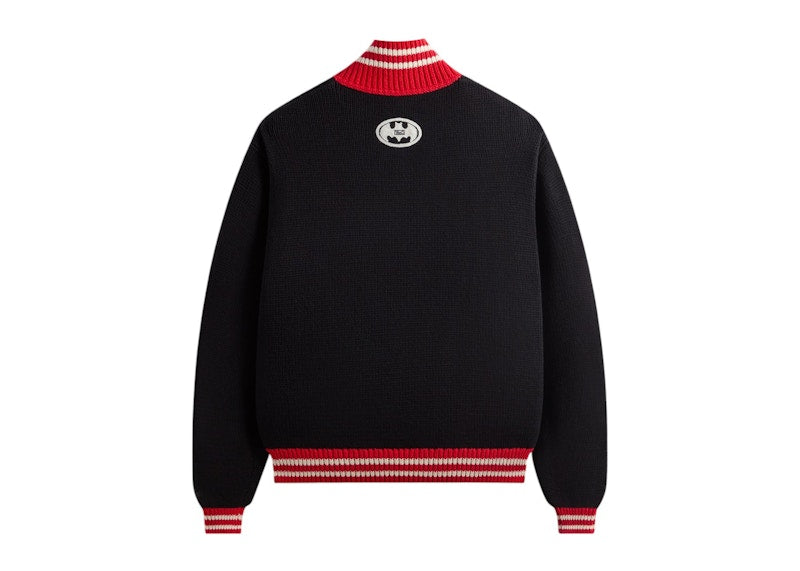 Kith x Batman Wyona Quarter Zip Sweater Black