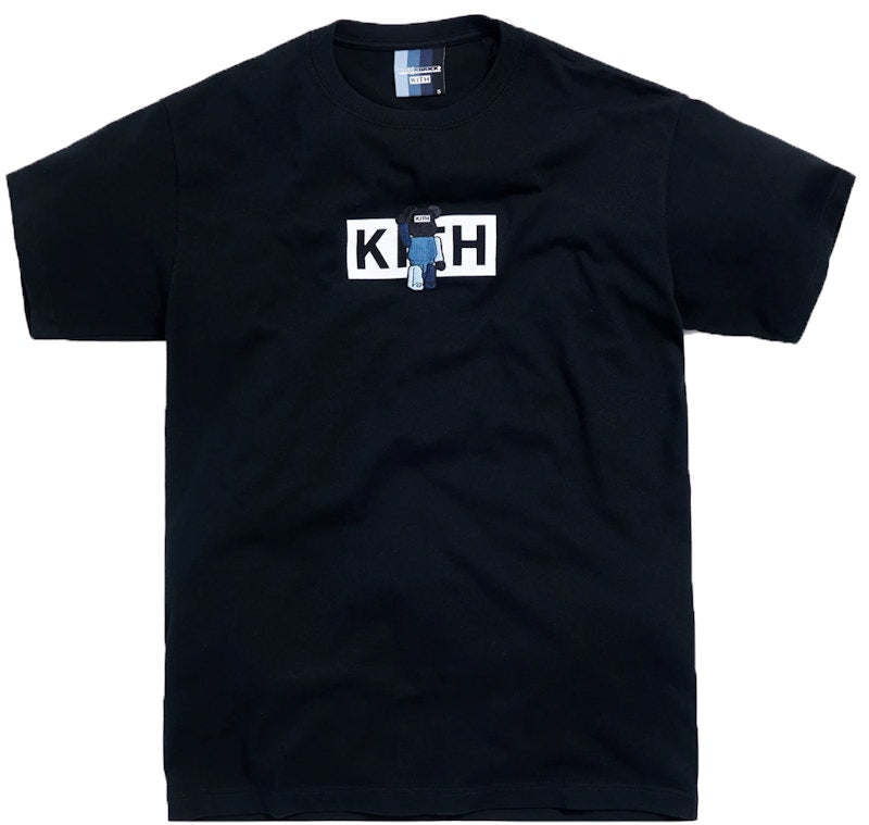 Kith x Bearbrick Logo Tee Black