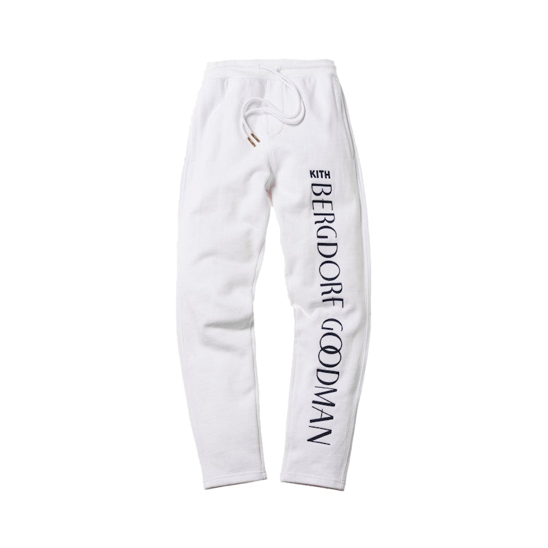 Kith x Bergdorf Goodman Williams 2 Sweatpants White
