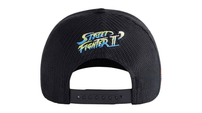 Kith x Capcom Chun Li Nolan Trucker Hat Black