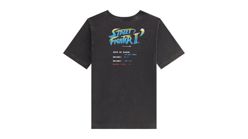Kith x Capcom Kids Guile Champion Vintage Tee Black