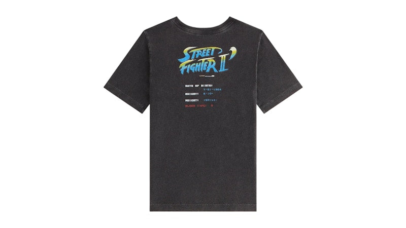 Kith x Capcom Kids Ryu Champion Vintage Tee Black