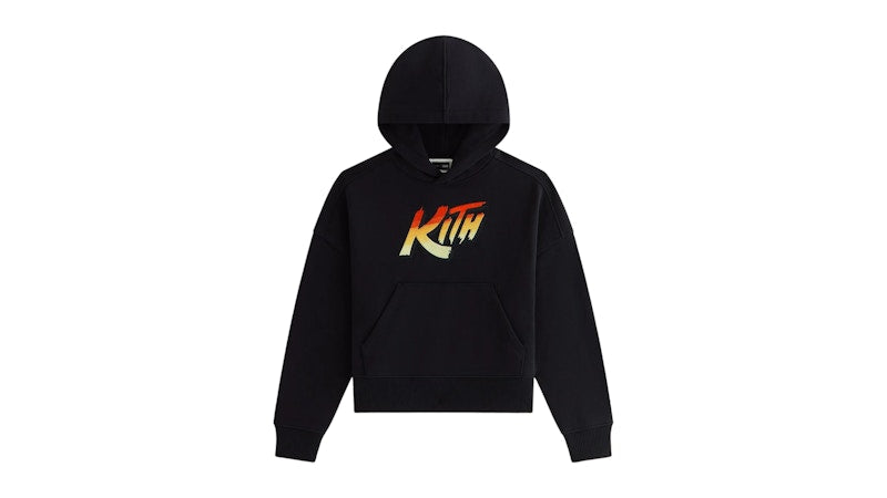 Kith x Capcom Kids Street Fighter Flame Nelson Hoodie Black