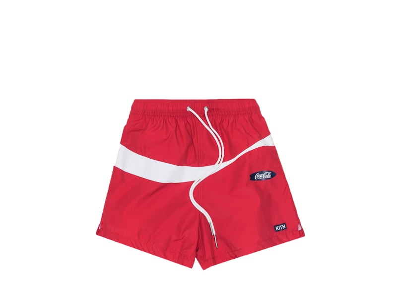 Kith x Coca-Cola Convertible Swim Shorts Red