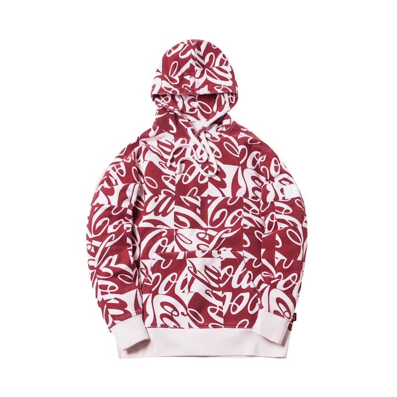 Kith x Coca-Cola Cubed Global Hoodie Red