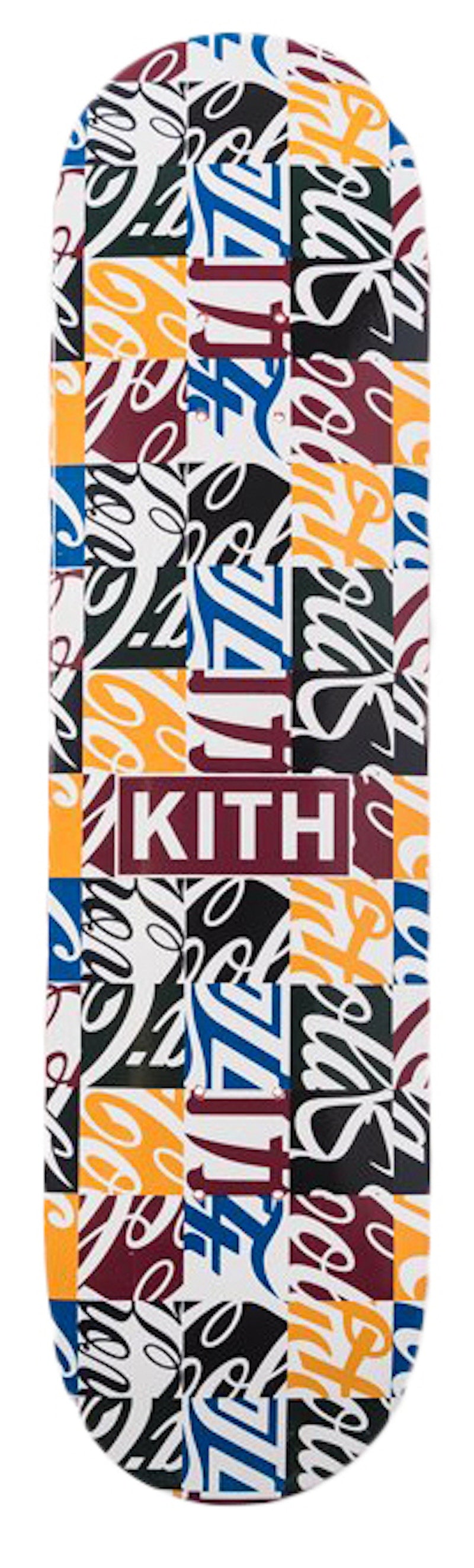 Kith x Coca-Cola Cubed Skate Skateboard Deck Multi