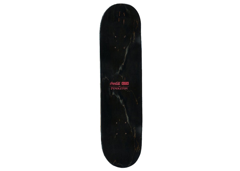 Kith x Coca Cola Pendleton Logo Skateboard Deck Tucson Teal