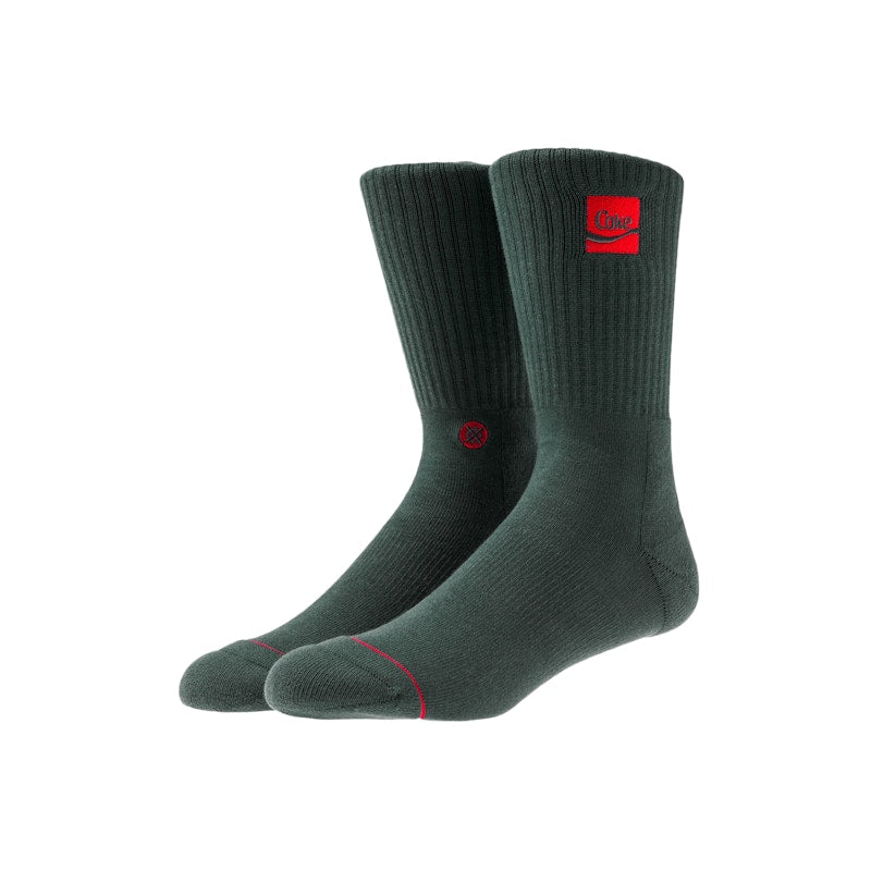 Kith x Coca-Cola x Stance Crew Sock Green/Red