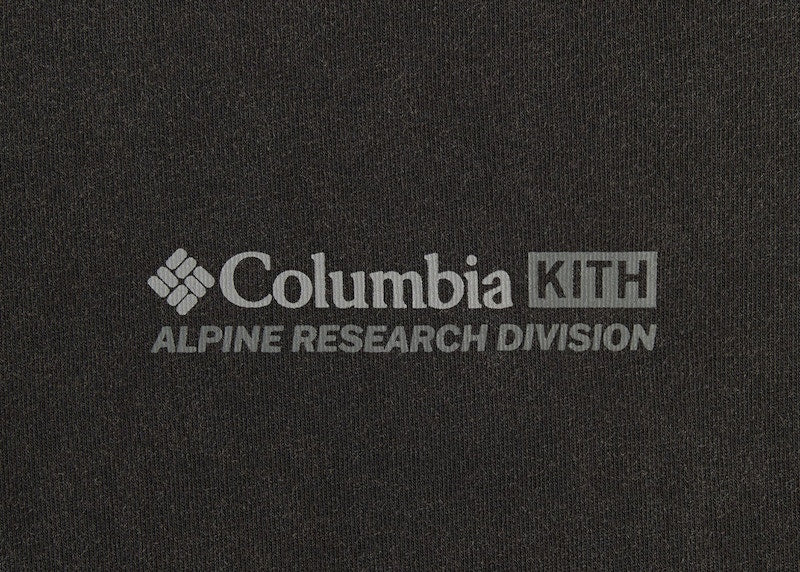 Kith x Columbia Boot Print Vintage Tee Black