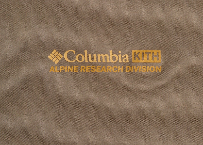 Kith x Columbia Boot Print Vintage Tee Marl