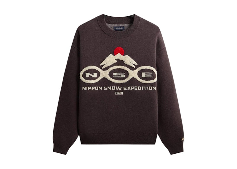 Kith x Columbia NSE Crewneck Sweater Kindling