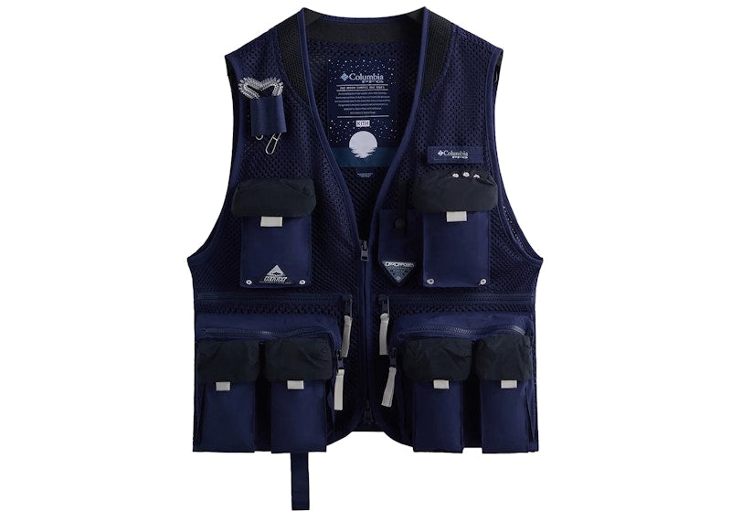 Kith x Columbia PFG Cool Creek Vest Extreme Midnight