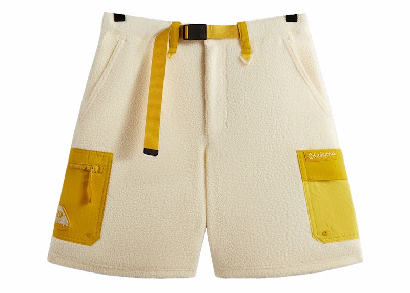Kith x Columbia Sherpa Short Bright Yellow