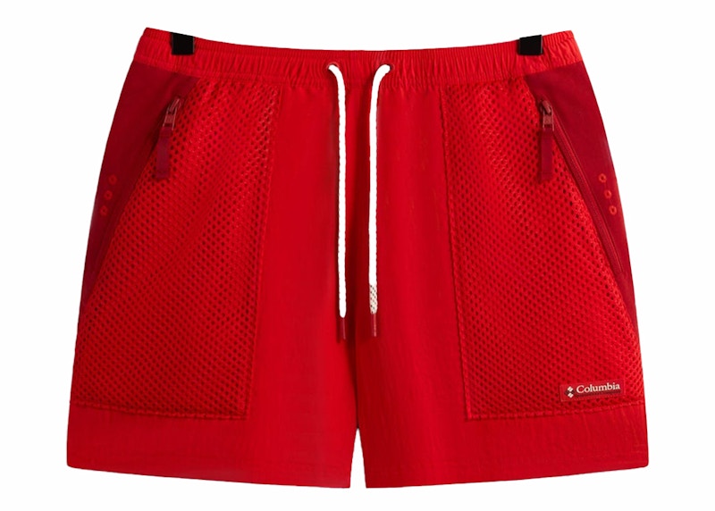 Kith x Columbia Wind Short Red Velvet